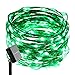 ErChen Solar Powered Copper Wire Led String Lights, 33FT 100 LEDs Waterproof 8 Modes Decorative Fairy Lights for Outdoor Christmas Garden Patio Yard (Green) primary