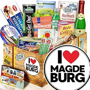 I love Magdeburg / Geschenk Magdeburg / Spezialitäten Box DDR