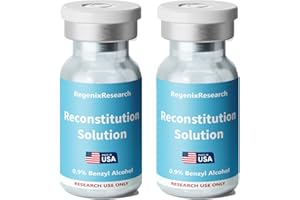 RegenixResearch Laboratory Dilution Solvent - Ultra-Pure & USA-Made - 2 Pack (10 ml) - Research Use Only