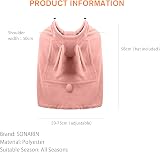 SONARIN Baby Carrier Cover Hooded Winter Warm Thick Windproof Pink Universal view 7