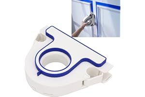 Painter Tape Applicator, Masking Paint Tape Dispenser for Trim Wall Floor, with 1 Roll 25mm Width Blue PainterTapes, Applicat