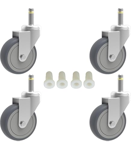 Amazon.com: Shepherd Hardware 3264 2-Inch Threaded Stem TPR Caster