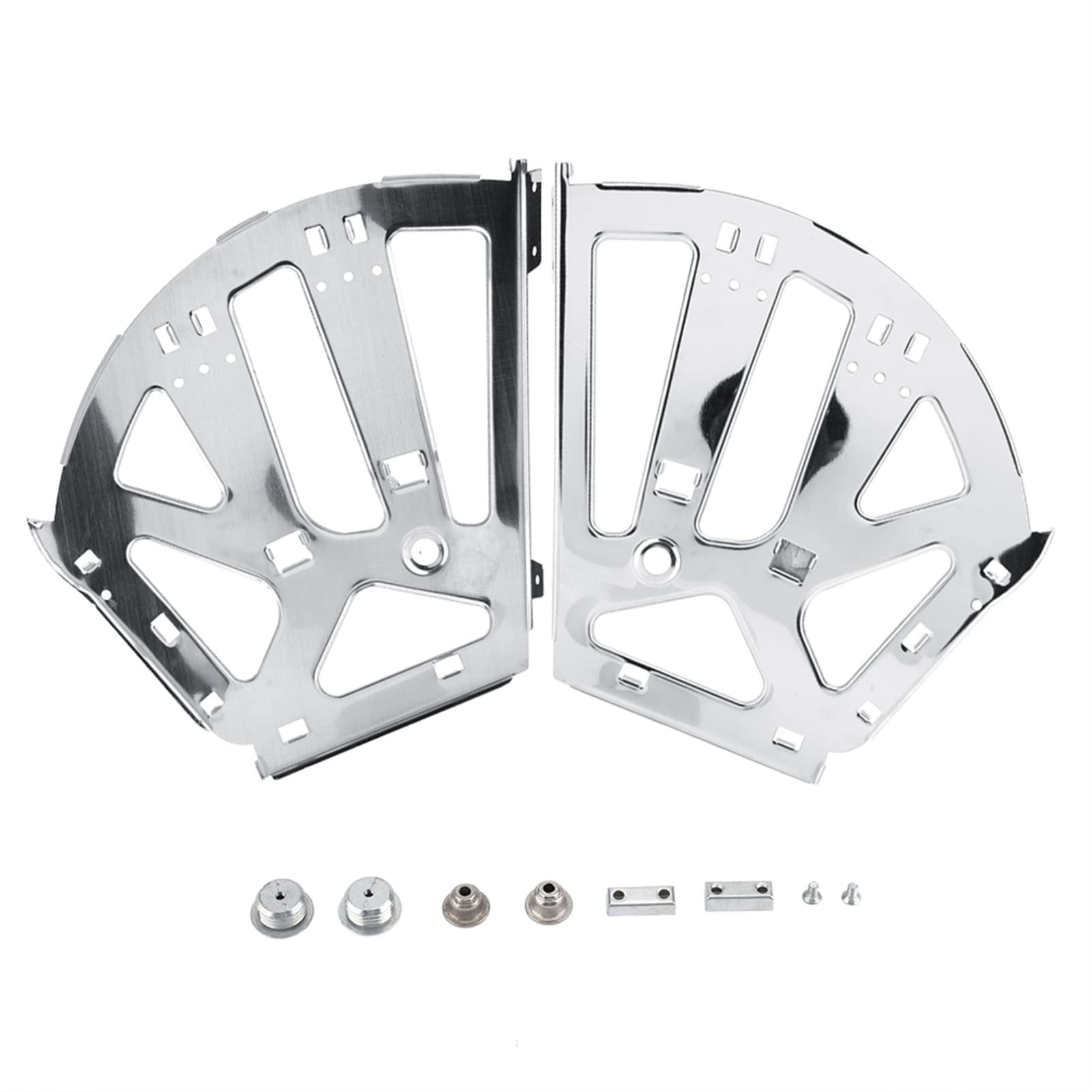 1 Pair Stainless Steel Hidden Hinges for Shoes Storage Cabinet Furniture Hardware with Movable Design 3 Layers Over Fitting