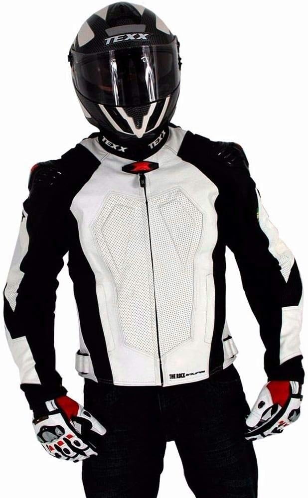 jaqueta de couro texx