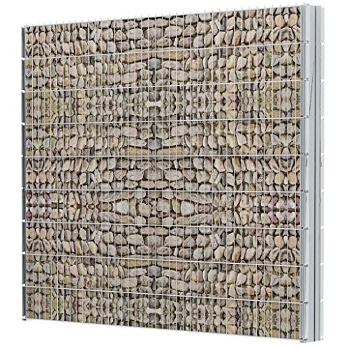 vidaXL Gabionen Gartenzaun 2008x1830mm 10m Gittermattenzaun Doppelstabmattenzaun – Bild 4