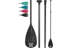 ZLX Paddle Board Paddle, 3 or 4 Piece Adjustable SUP Paddle, Detachable Floating Kayak Paddles, Lightweight Oar with Premium Durable Fiber Blade, for Paddleboard, Surfing, Water Sports Enjoyment