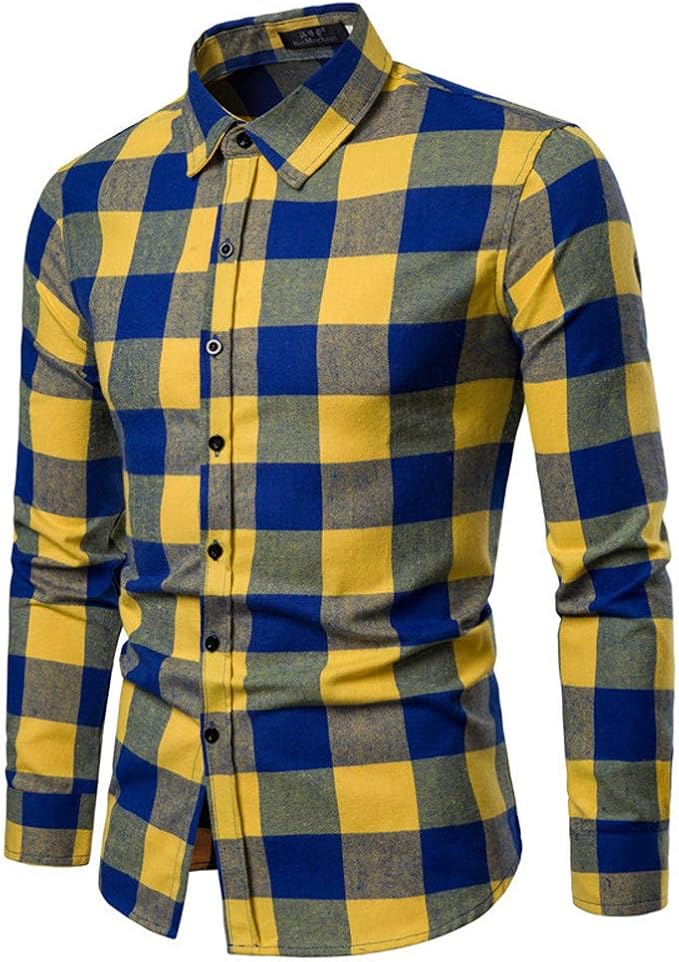 slim fit plaid shirts