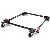 Steelman Universal Rolling Base for Large Power Tools and Machinery, Durable Steel Construction, Adjusts from 12 inches to 33 inches, Foot Levers Lock for Stability, 400 lb. Capacity