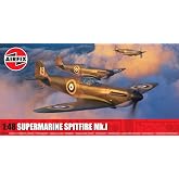 Airfix A05126B Supermarine Spitfire Mk.I Model Kit, Un-Painted