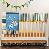 Pam Grace Creations Rockstar Mix & Match 10 Piece Crib Bedding Set