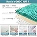MAYSHINE Around Toilet Area Rug | Soft Non-Slip Bathroom Mat, Absorbent Microfiber, Machine Washable | Alfombra de Baño para Inodoro, Antideslizante y Lavable | 24