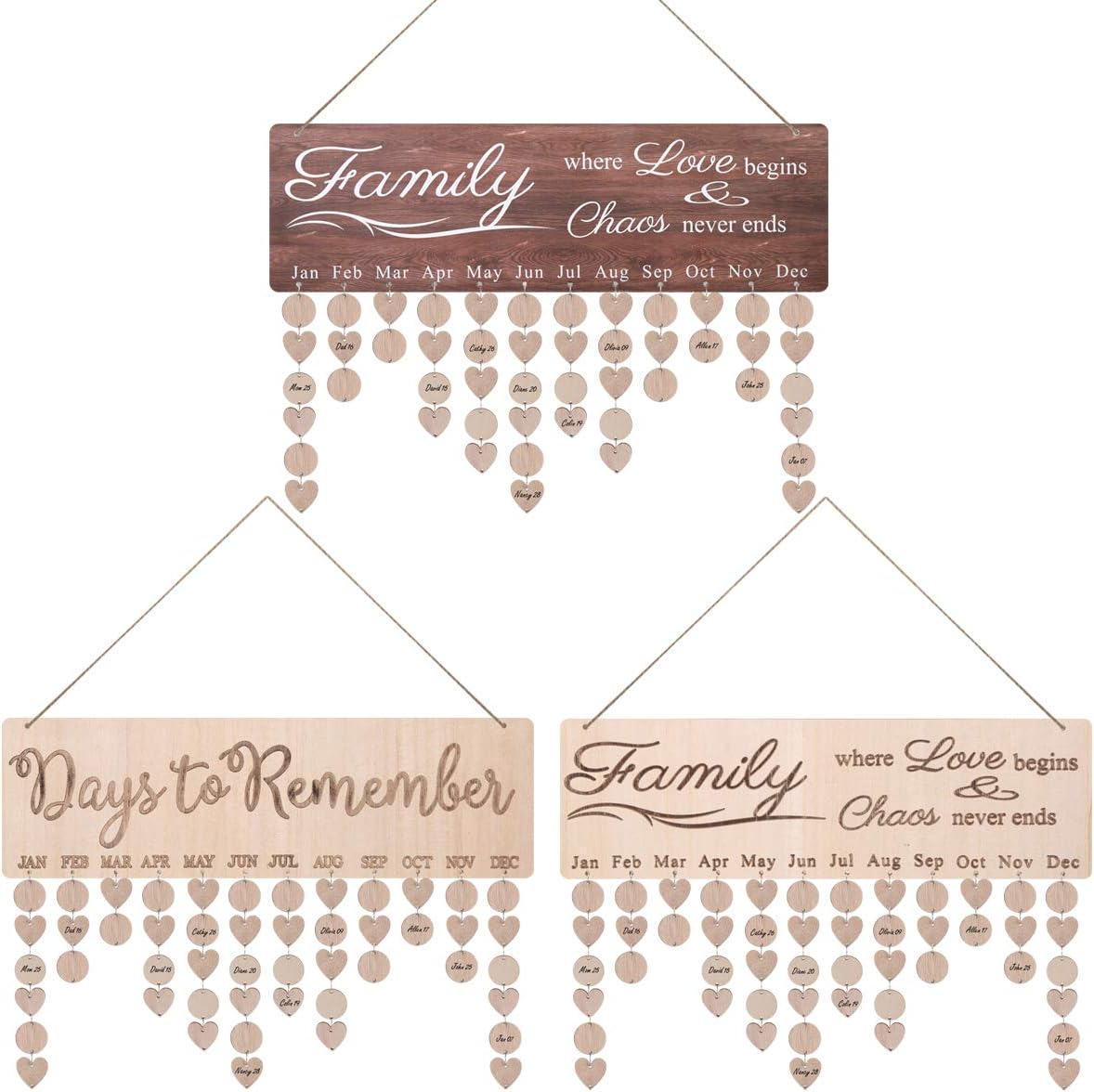 Calendriers Muraux Calendriers Agendas Et Organiseurs Anniversaire Rappel Conseil Dates Importantes Accueil Decoration Tracker En Bois Naturel A La Main Danniversaire Vacances Record Calendrier Plaque Diy Ornements Tenture Murale Centromotorsa Com Ar