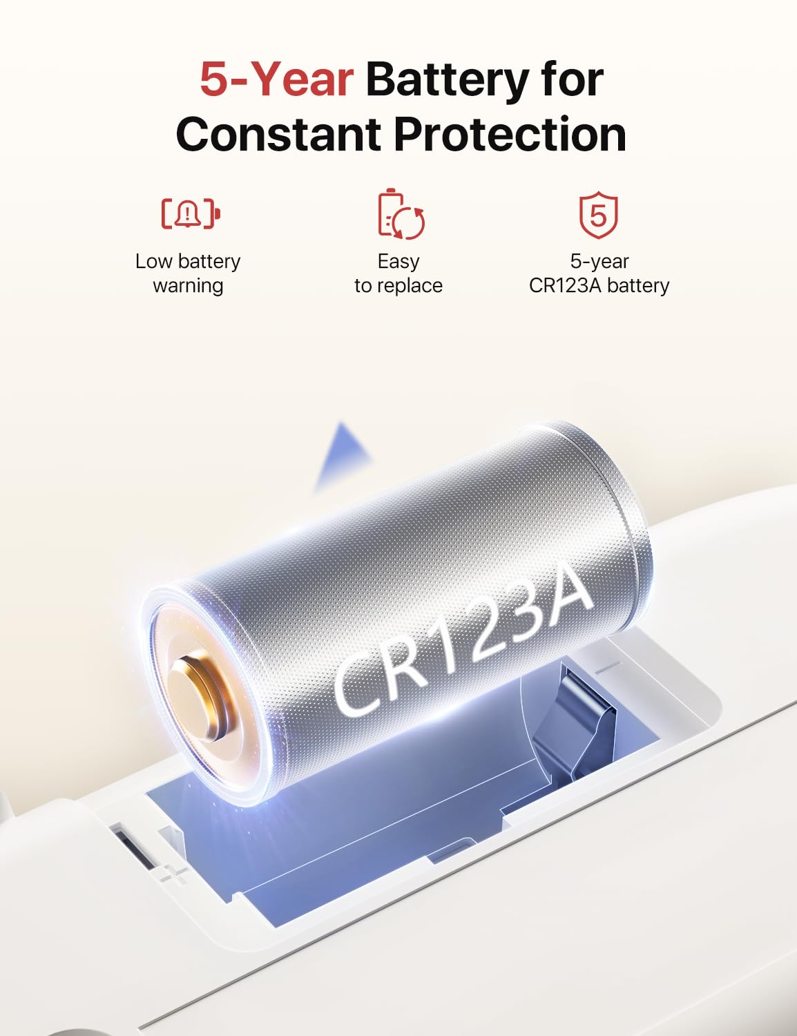 X-Sense Wireless Interconnected Carbon Monoxide Detector, Replaceable Battery Powered CO Alarm with Digital Display and Peak Value Memory, XC01-WR, Pack of 2