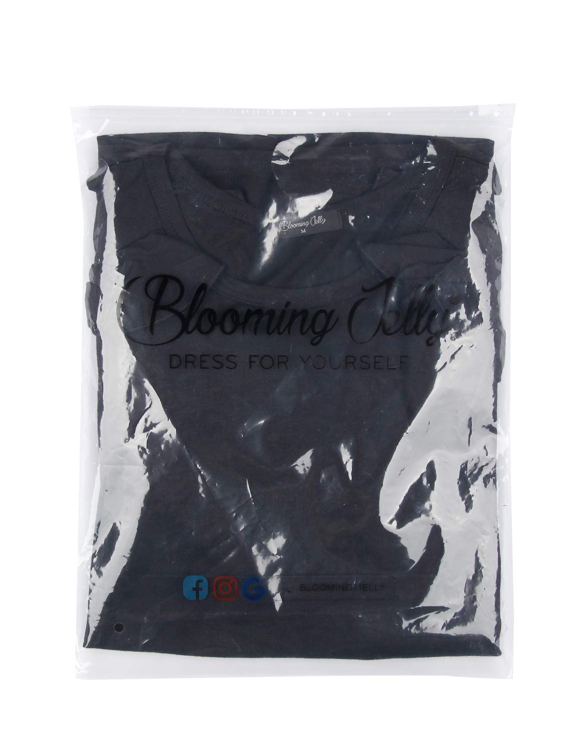 Blooming Jelly Ladies Off The Shoulder Summer Tops for Women Cut Out Ruffle Sleeve Tunic T Shirt Going Out Black,M