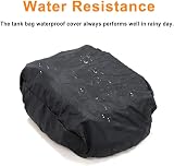 Dracarys Magnetic Motorcycle Tank Bag Waterproof Oxford Black Universal view 8