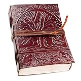 AzureGreen Tree of Life Leather W/Cord