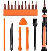 ASTARON 17 in 1 Screwdriver Set for MacBook, Repair Tool Kit with T3 T4 T5 T6 T8 P2 P5 PH000 Ph00 Y00 Magnetic Torx Bit & Ope
