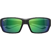 Maui Jim Polarized Men's Local Kine Wrap Sunglasses