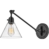 Hinkley Arti Single Light Swing Arm Wall Sconce, Adjustable, On/Off Switch, Plug-in Cord, Two Pivot Points, Modern Industrial