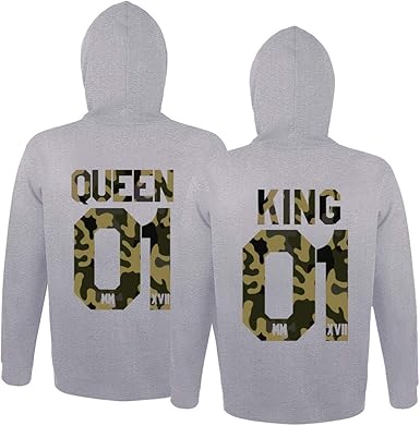 king queen hoodie camouflage