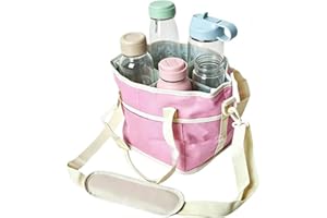 Family Size 4 Compartment Drink Bag,2026 New Insulated Drink Carrier Bag for 4 Cups, DrinkCaddy Tote with Adjustable Divider 