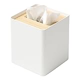 Yamazaki Home Rin Reusable Tissue Box Cover Metal