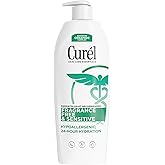 Curel Fragrance Free Comforting Body Lotion, Unscented Dry Skin Moisturizer for Sensitive Skin, with Advanced Ceramide Complex, Repairs Moisture Barrier, 20 oz
