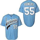 Kenny Powers 55 Jerseys Charros Eastbound and Down Myrtle Beach Mermen Movie Baseball Jersey for Men S-XXXL