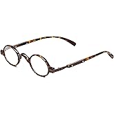 Calabria R314/R501S Round Metal Reading Glasses Men Women Professor Eyeglasses Vintage Readers Classic Stylish Retro Fashion