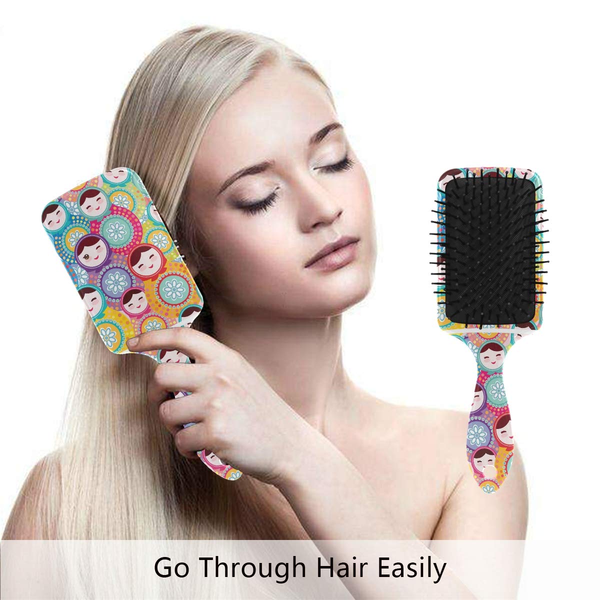 Amazon Com Hair Brush Natural Boar Bristle Hairbrush Russian