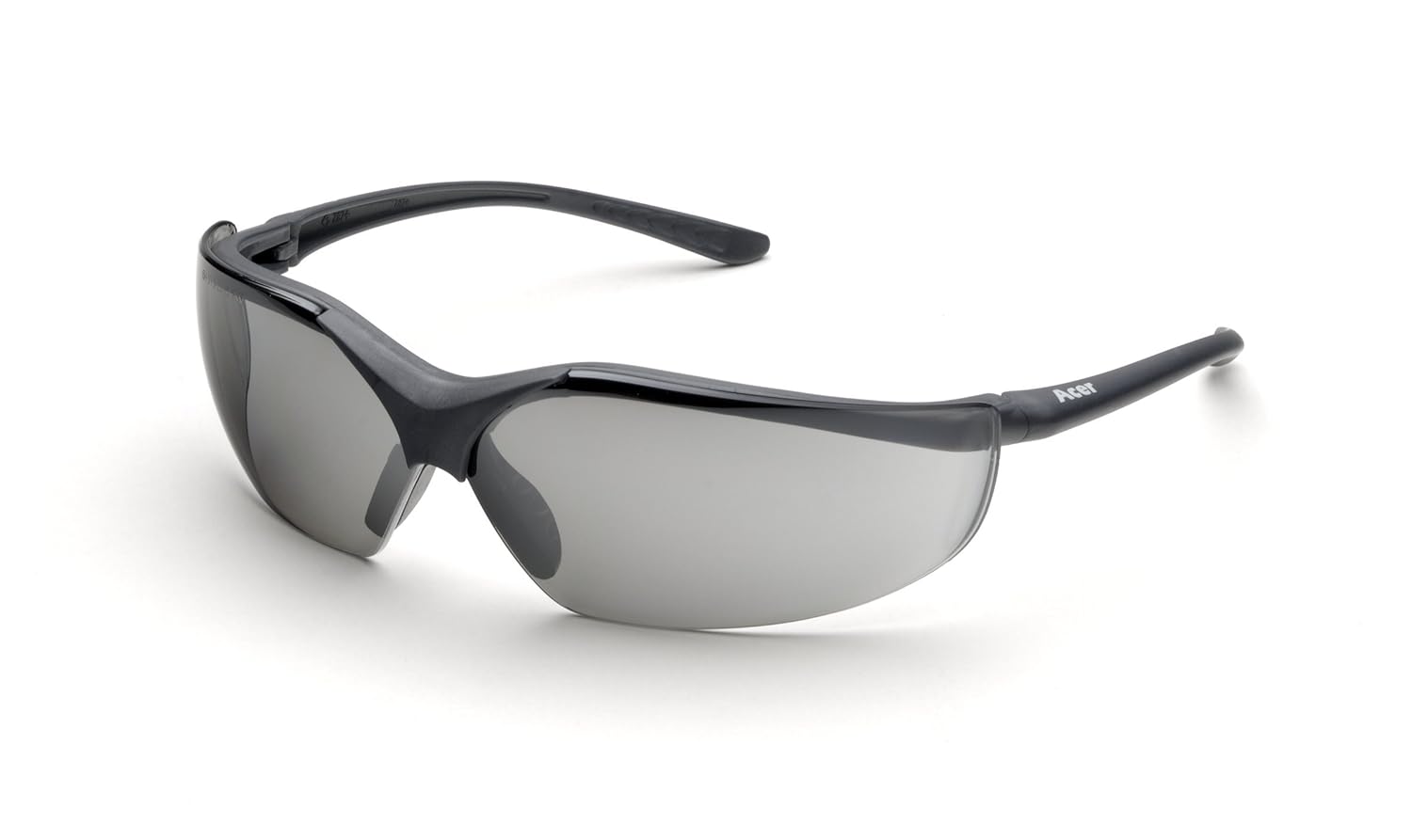 Elvex Silver Mirror Safety Glasses, Half-Frame, Silver Mirror Lens, One Size