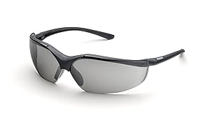 Elvex Silver Mirror Safety Glasses, Half-Frame, Silver Mirror Lens, One Size