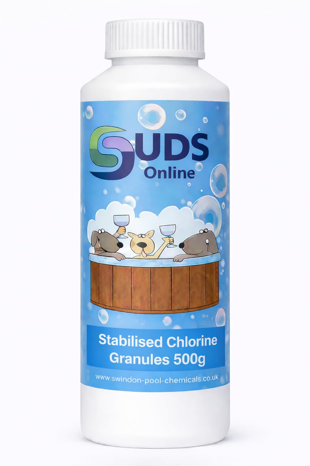 SUDS-ONLINE 500G Stabalised Chlorine Granules - Swimming Pool Chemicals & Spa