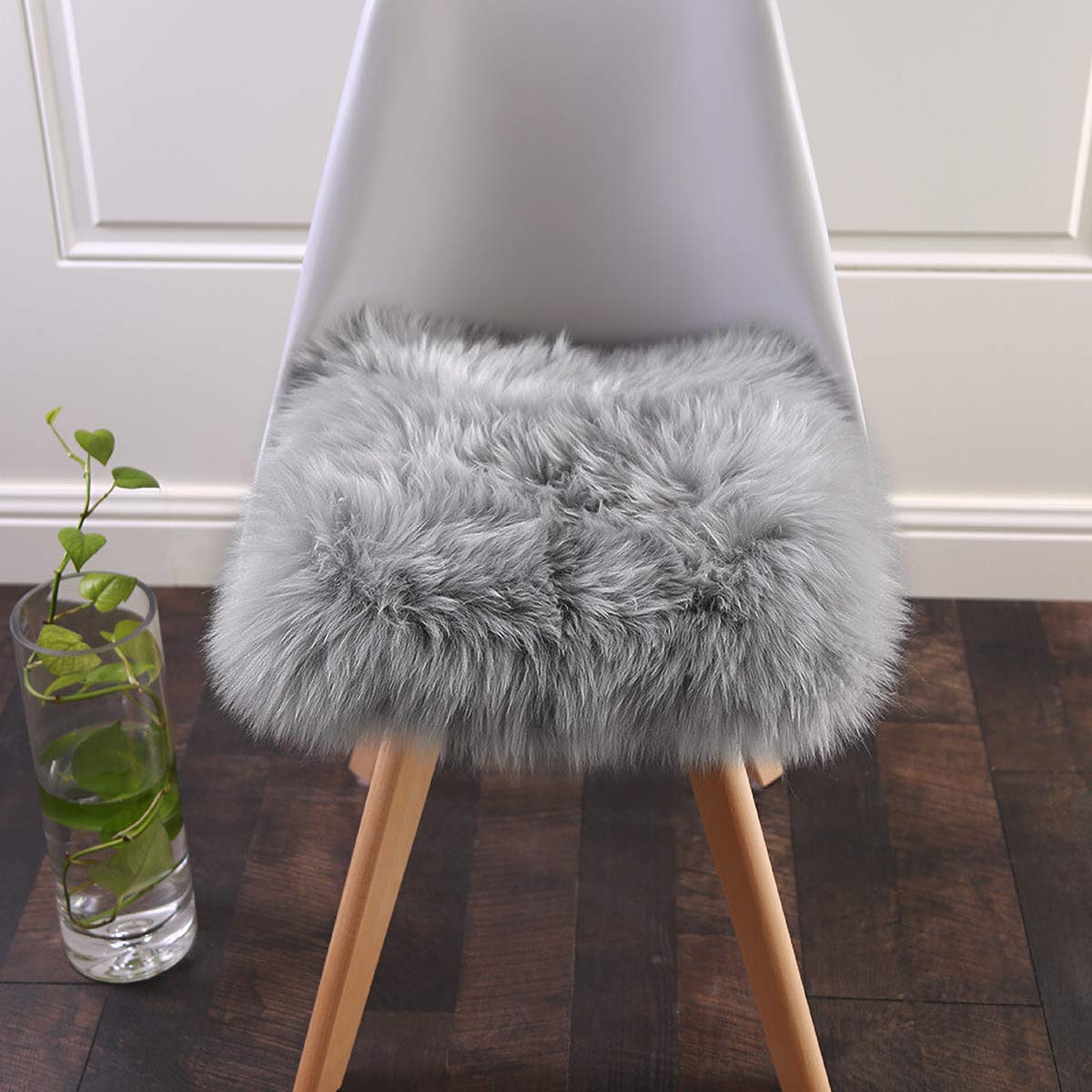 Best Grey Fur Living Room Chair
