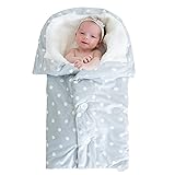 Snuggle Baby The Swaddle Blanket - White Dots