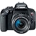 Canon EOS Rebel T7i DSLR Camera with EF-S 18-55mm is STM 75-300mm Lens + 2X 32GB Ultra SDHC UHS Class 10 Memory Card + Accessory Bundle (2 Lens Kit EF-S 18-55mm & EF 75-300mm)