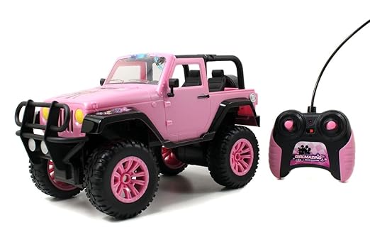 Jada Toys GIRLMAZING Big Foot Jeep R/C Vehicle (1:16 Scale), Pink