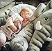 KidsTime Children's Elephant Shape Soft Plush Stuff Dolls Soft Plush Toys (Gray)