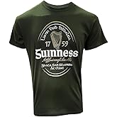 Guinness Bottle Green Irish Label T-Shirt (Medium)
