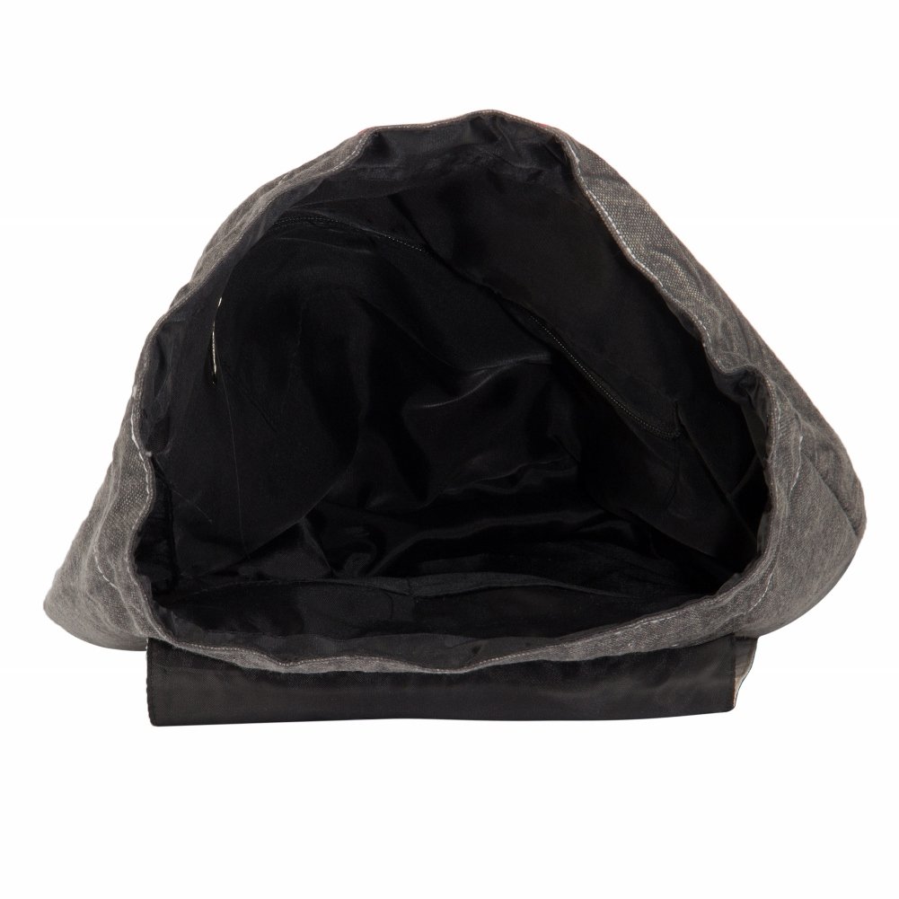 the house of tara women's backpack handbag (htbp 047,grey-beige)