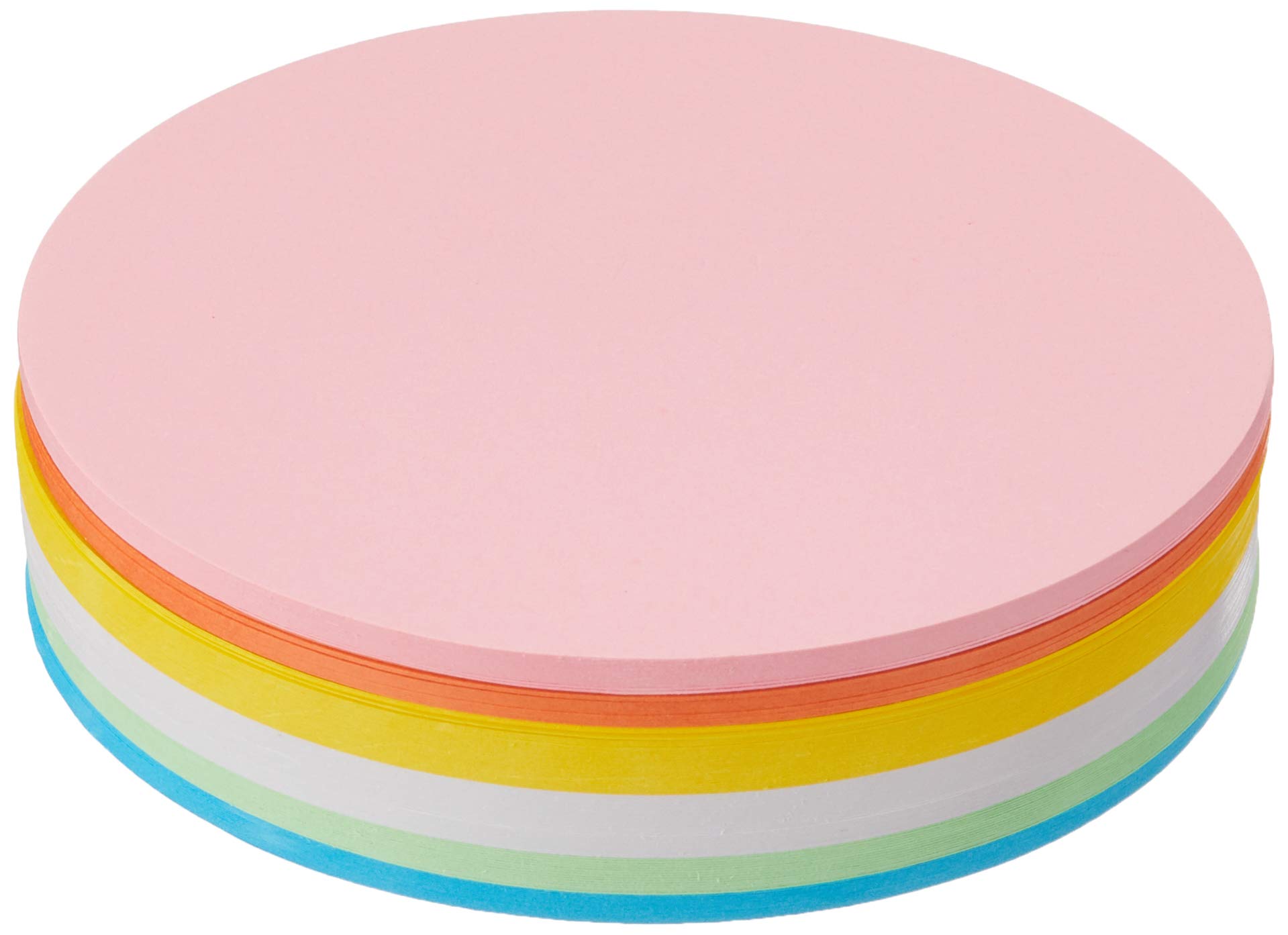 Maul Moderation Cards Circle, 95 mm, 150 g/m² Paper, Usable On Both Sides, Assorted Colours, 120 Pieces
