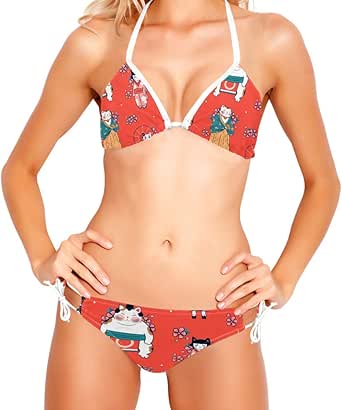 Amazon.com: Bikini Traditional Japanese Sakura Flowers ...