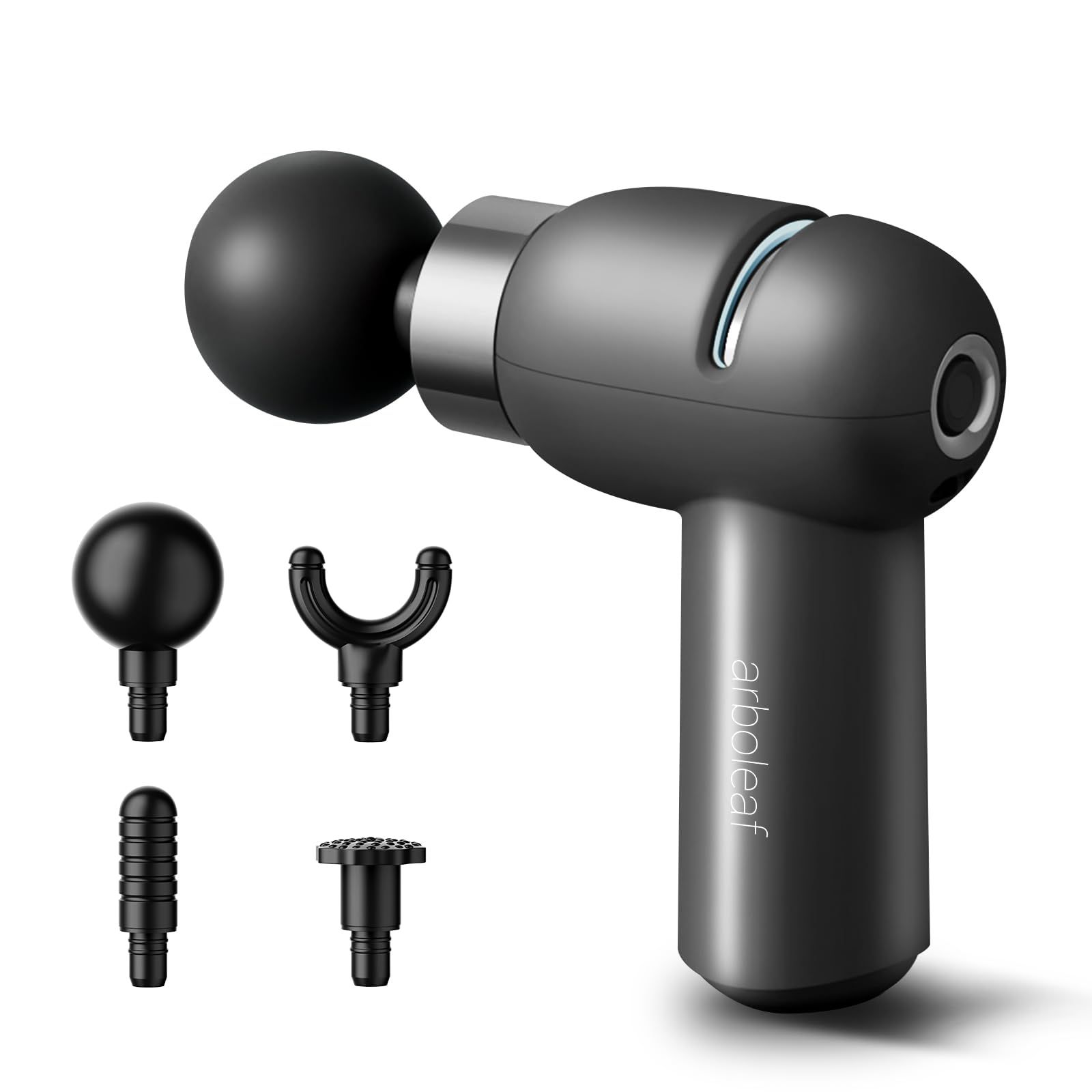 arboleaf 筋膜リリースガン ハンディガン MINI 筋膜ガン 4個アタッチメント 6mm振幅 強力振動 リリースガン きんまくリリース 電動ガン 筋膜ガン 2500-3000回/分 Type-C充電式 大容量バッテリー 370g超軽量 静音 ギフト プレゼント最適 一年メーカー保証 国内サポート商品画像