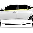 BOGAR TECH DESIGNS Side Window Chrome Delete Overlay Film Compatible with Nissan Sentra 2020-2025, Gloss Black