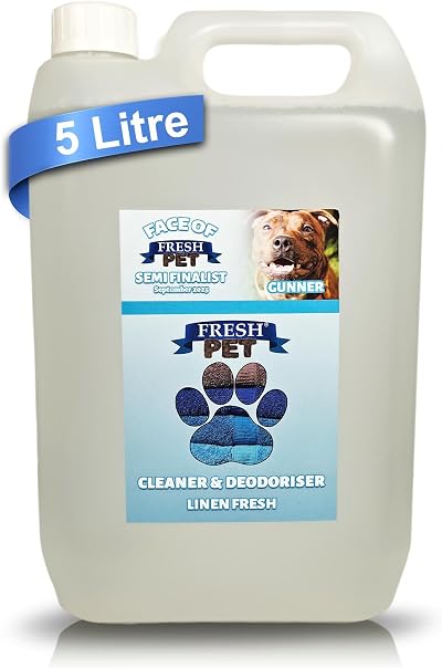 Trade Chemicals Fresh Pet Kennel/Cattery Disinfectant Deodoriser 5L Linen Fresh