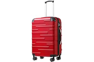 Coolife Luggage Suitcase Carry-on Hardside Travel Luggage TSA Lock Spinner Telescopic Handle