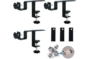 LAZTZQ Inside Integrated Blind Curtain Rod Bracket Set, 0.8-2.3 Inch Wide Track, Drill-Free Installation& Tool-Free, Includes Guide and Magnetic Curtain Buckle Black 3PCS(US Patent Application)