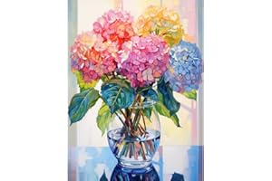 WUDWL Diamond Painting Kits for Adults - Vases DIY 5D Diamond Art Kits Full Drill Diamond Dots Paintings with Diamonds Gem Art and Crafts Home Decor 12x16inch