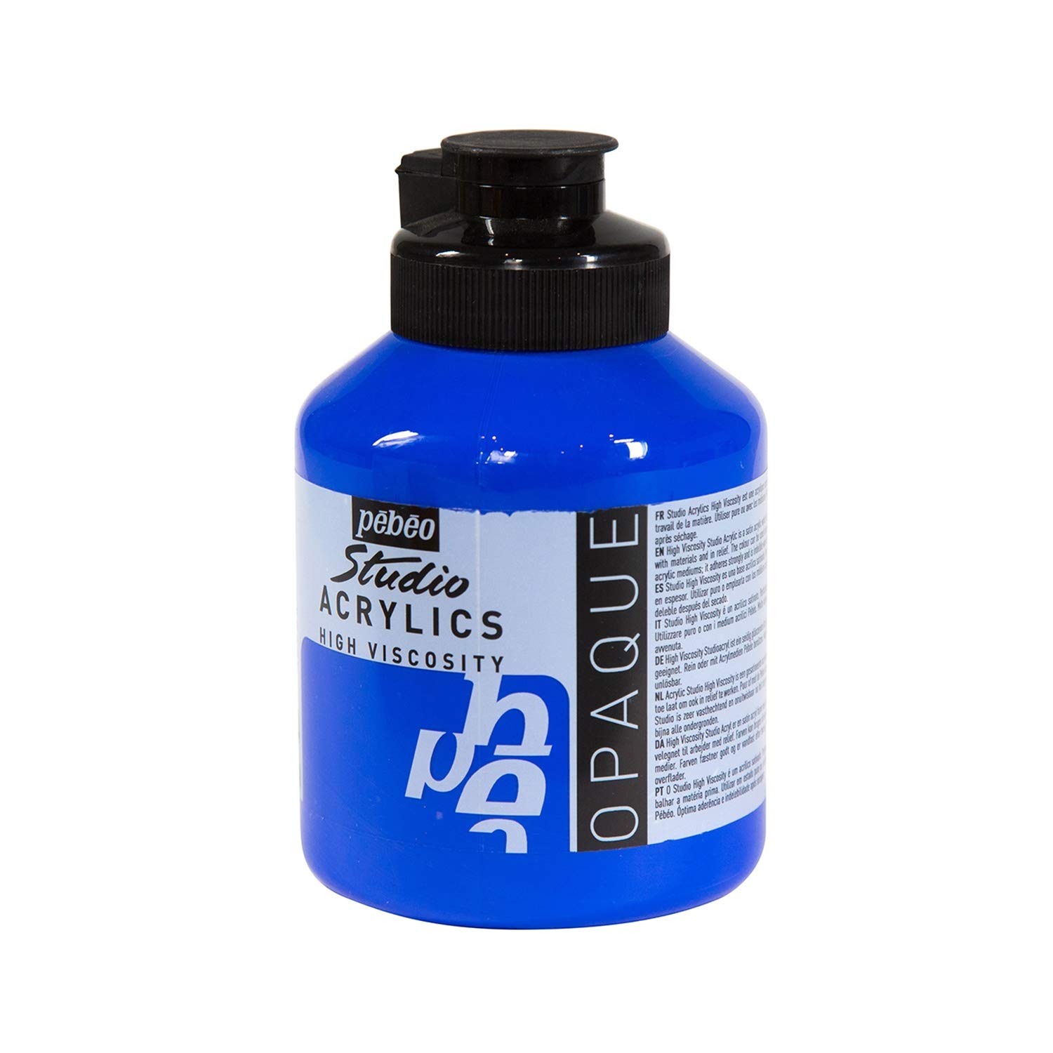 PEBEO 171014 500 ml Studio Acrylic Paint, Cobalt Blue Hue — image 1