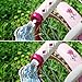 4 Pieces Kids Bicycle Tassel Ribbon, Children Scooter Handlebar Streamers Bicycle Grips Ribbon Baby Carrier Accessories Easy Attach to Bike's Handlebars (Plastic, Shinny Style)